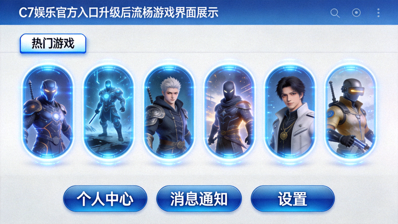 C7娱乐官方入口升级后的流畅游戏界面展示