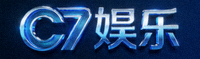 C7娱乐官方网站Logo，蓝色科技感设计