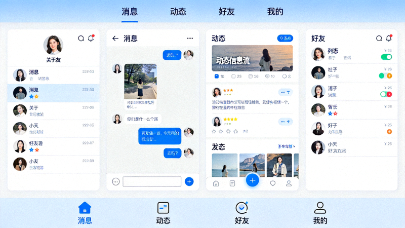 C7娱乐平台轻松社交互动功能界面示意图